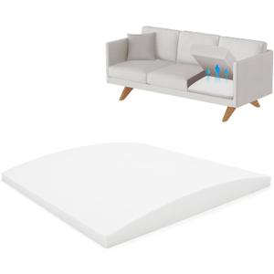 BUYUE Sagging Furniture Fix Cushion, Support Pad for Sofas, Couches, Recliners High Density Foam Replacement Parts DIY Repair Cuttable (20x 20x 2 White, 1 PC)