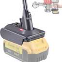 TPDL Replace Dyson V8 Battery Adapter, for DeWalt 20V Battery Convert to for Dyson V8 Series Vacuum Cleaner Animal Fluffy Motorhead Vacuum Converter (Adapter only)