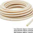 Eujgoov BPT Tube 3.2 x 6.4 mm Silicone Tube Peristaltic Pump Hose Acid Alkaline Laboratory Pump Specialty Extruded BPT Hose 1 Meter