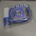 OHOME Graduation Decorations 2026 - Graduation Decorations Class of 2026 - Serve 24 - Blue Plates Tablecloth Napkins Cups Banner - Graduation Party Favors Supplies
