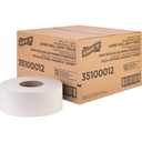 Genuine Joe Jumbo Roll Bath Tissue, 3.3" x 1000', 2-Ply, Natural, 12 Count