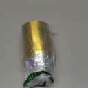 31 Gold Plastic Cups, 9 oz Clear with Metallic Gold Rim Disposable Cups, Elegant Plastic Tumblers, Fancy Party Cups