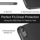 Soke Case for iPad 11th Generation (A16) 11-inch 2025 & 10th Gen 10.9-inch 2022 - [ Auto Wake/Sleep + Slim Trifold Stand], Protective Hard PC Back Cover for Apple iPad 11/10 - Black