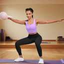 XUNYU High Support Sports Bra for Women Workout Tops Built in Bra Athletic Tank Top High Impact Padded Longline Yoga Bra