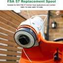 RO6G FSA57 Replacement Spool -FSA 57 Stihl Trimmer Head Replacement Stihl Autocut C3-2,Stihl Trimmer Head 4009 710 2106-3 Pack