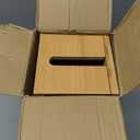 Solid wood Cable Management Box，- Cable Organizer Box and Power Strip Box for Electrical Cord Management - Under Desk Cord Organizer for TV Wires Computer Router & Power Strip