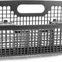 8531233 WP8562043 Dishwasher Silverware Basket(19"x3.4"x9") by puxyblue - Compatible with WhirlPool KitchenAid GE KenMore Dishwasher Utensil Rack Basket - 3 YEARS EXCHANGE