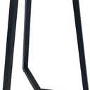 Round Metal Coffee Table Legs,28 Inch Black Iron Dining Table Base Only,Large Circle End Table Legs