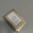 Set of 3 Mini Metal Picture Frame Set 2.5x3.5 Inch Champagne Gold Small Picture Frame with Picture Storage Behind, 2 1/2x3 1/2 Inch Small Picture frame (Gold, Rectangle)