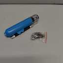 Sports Ball Pump Kit - Portable Air Pump Two-Way Dual Action Inflatable Perfect for Basketballs, Soccer Balls and More - Professional Hand Pump Kit with Needles and Flexible Hose (blue)