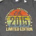 Est 2015 Limited Edition 11th Birthday Gifts 11 Year Old T-Shirt Small Grey