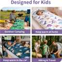 Kids Sleeping Bags - Camping Sleeping Bags with Carry Bag - Compact Sleeping Bag for Hiking, Backpacking 3 Season Warm & Cool Weather, Lightweight Waterproof Outdoor Travel for Boys Girls