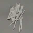 Cholemy 24 Pack Retractable Pens Bulk Pastel Gel Ink Pens 0.5mm Fine Point Tip Black Ink with Grip Smooth Writing for Journaling Note Taking School Supplies(White)