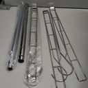 Closet Rod Closet Hanging Rod Hanging Closet Rod Stainless Steel Adjustable Closet Extender Hanging Rod Suitable for Clothing Stores Home Wardrobes and Other Places.