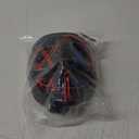 Halloween LED Light-Up Mask | Scary Glowing Design for Cosplay, Costume Parties, Masquerade & Carnival (Ideal Gift) (Red/Blue + blue/Pink 2pack)