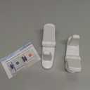 Door Lever Lock (2 Pack)  Prevents Toddlers from Opening Doors  Easy One-Hand Operation for Adults  Durable ABS with 3M Adhesive Backing  No Tools Needed for Install (White)