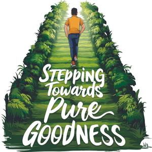 Stepping Towards Pure Goodness Grass Walking Quote Wall Decal Wall Dcor Vinyl Sticker Size: 28 x 28