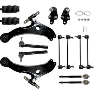 labwork 14Pc Front Suspension Kit Control Arms Replacement for Toyota Camry 2007-2011