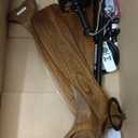 52 Ceiling Fans with Remote Control/Dimmer and Color Reduction with 3 Solid Wood Fan Blades, Ceiling Fan can be Used Indoors and Outdoors for Living Room, Dining Room, Pavilion Yard. (Black + Walnut)