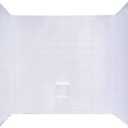 Kinro Composites WUW-27STD-SPK White Uni-Wall One Piece Tub Surround - Piece of 1