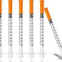 1ml 1/2" 29G U-100 Syringes, Disposable Individual Packaging - 100Pcs