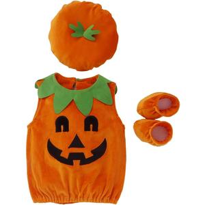 oneflow Newborn Toddler Baby Girl Boy Halloween Pumpkin Costumes Cute Hooded Romper Jumpsuit Outfit Clothes (18-24 Months)