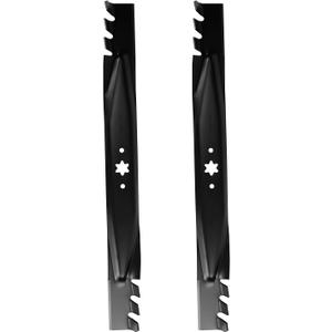 46 inch Mulching Blades for Cub Cadet XT1 XT2 ZT1 ZT2 LT46 LTX1045 LTX1046, MTD/Craftsman/Troy Bilt 46" Deck Mowers Replace 942-04290-X 942-04290 942-04244 742-04244 742-04290 (6 Point Star), Black