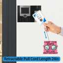 2 x Funny Badge Reel Retractable for Nurse I Can't Fix Stupid But I Can Help You See It Nursing Badge Holder with Alligator Clip Cute Healthcare LPN RN CNA LPN Medical Badge Clip ID Card Accessories