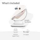 UPPAbaby Mamaroo Smart Swing Customizable Soothing Modes with MotionSync Technology Infant Recline + Bluetooth Enabled Included Newborn Insert Charlie (Sand Mlange)
