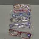 Gaoye 1.5 Reading Glasses for Women, 6 Pack Fashion Readers, Spring Hinge Eye Glasses, Blue Light Reading Glasses
