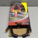 Tevlaphee Universal Wheel Lock Heavy Duty Security Trailer Wheel Lock Anti Theft Wheel Locks for Cars SUV Camper Motorcycle Trailer Great Deterrent Bright Color with 3 Keys (Black-red)