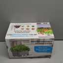 Hydroponics Growing System Indoor Garden, Smart Indoor Herb Garden with Grow Light, in Door Gardening System 8 Pods, APP & WiFi Control, Auto Timer, Quiet Pump, Stainless, Gift for Women Mom, Black