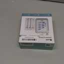 Indoor Outdoor Thermometer Wireless, 4.5 Inch Display Digital Hygrometer Thermometer Temperature Humidity Monitor with 330ft Range Sensor and Adjustable Backlight (White)