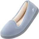 Wishcotton Women's Lightweight Memory Foam Closed - Back Slippers, Comfy Non - Slip House Shoes for Indoor & Outdoor, Size: 8