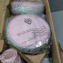 SEREED Colorful Lighting Toddler Tricycle for 2-5 Years Old Girls, Adjustable Seat&Handlebar Trike, Removable Basket, Birthday Gift Idea for Kids Ages 2+ (Pink)