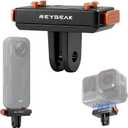 REYGEAK Magnetic Quick Release Mount for Insta360 X5/Ace Pro/Ace Pro 2,X4 Air Magnetic Adapter Base Mount with Dual-Claw for Insta360 Accessories(One Pack)