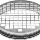 Repa Market 6 Inch Galvanized Steel Duct End Cap with Mesh Screen and Rubber Gasket Round Vent Plug Male Fit/HVAC Exhaust & Intake Pipe Cover/Air Vent Cap for Indoor & Outdoor Dryer Duct Systems