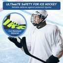 Hikeen Hockey Neck Guard,Premium Cut Resistant Protection,Adjustable & Soft Neck Protector,Optimal Safety Ice Hockey Protection Equipment