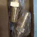 Joywayus Brass Hose Barb Fitting 1" Barb x 1" Male NPT Water Fuel Air (Pack of 2)
