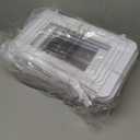 Delamu 2-Tier Multi-Purpose Bathroom Under Sink Organizers and Storage, Stackable Kitchen Pantry Organization, Pull Out Medicine Cabinet Organizer with Movable Dividers, White, 2 Pack