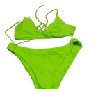 Large Neon Green 2 Piece Swimsuit