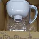 Brita Large Water Filter Pitcher for Tap and Drinking Water, Includes 1 Standard Filter, BPA-Free, Lasts Two Months, 10-Cup Capacity, Bright White