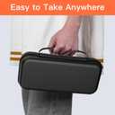 KIMHY Carrying Case for Switch 2 (2025), 2 in 1 Hard Protective Case and Screen Protector for Nintendo Switch 2, Large Capacity Travel Bag with 10 Game Card Slots and Pocket for Console & Accessories