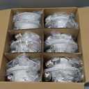 12 Pack 4 Inch LED Can Lights Retrofit Recessed Lighting, 5CCT 4 Inch Recessed Downlight Selectable 2700K-6000K Dimmable, 9W 630LM Recessed Lights with Metal Smooth Trim- ETL and Energy Star Certified