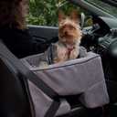 Pet Gear Lookout Booster Car Seat, Removable Comfort Pillow, Safety Tether Included, Installs in Seconds, No Tools Required, 4 Colors