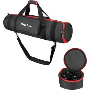 MagicLine Tripod Carrying Case Bag 33.5x7.9x7.9inch, with 2 Outer Pockets+1 Inner Pocket+3 Inner Compartments, Padded Carry Case for Light Stands,Mic Stands,Tripods,Monopods