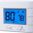 Non Programmable Thermostat for Home - Multi Stage 2H/2C, with Large LCD Display of Room Temperature and Humidity