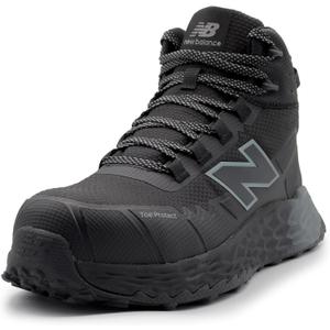 New Balance Men's Composite Toe Cremorne Fresh Foam Work Shoes (15 Wide, Black/Grey)