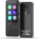 Language Translator Device, High Accuracy Portable Real-Time Two Way Instant Translator, 139 Languages Offline Online Interpreter Voice Text Photo Translation for Travelling Learning Business (Black)