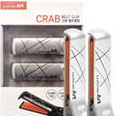 DEAD SKIN Clip-On Comfort, Vehicle Accessory for Strap Pressure Relief, Adjustable Fit Pad for Daily and Long Riding, Lightweight, Non-Slip_Silver (2pcs)